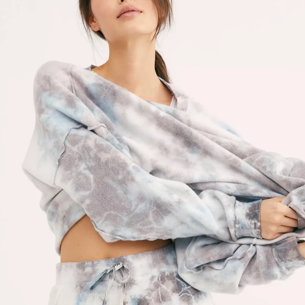 Free People Tie Dye Sweatshirt Size S